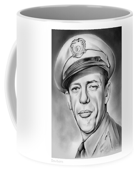 Barney Coffee Mug featuring the drawing Barney by Greg Joens