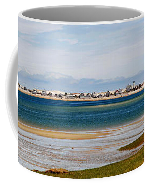 Barnstable Coffee Mug featuring the photograph Barnstable Harbor Panorama by Charles Harden