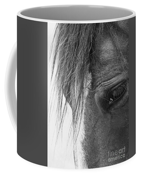Horse Coffee Mug featuring the photograph Bashful by Rachel Morrison