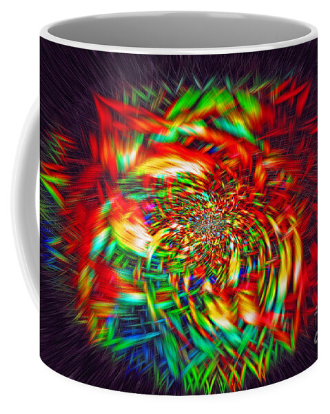 Red Coffee Mug featuring the photograph Basket of Color by Geraldine DeBoer