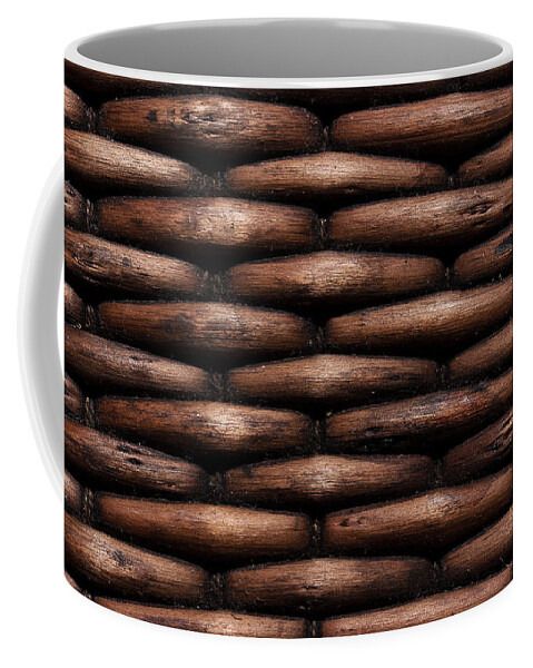 Basket Coffee Mug featuring the photograph Basket Pattern by Mike Eingle