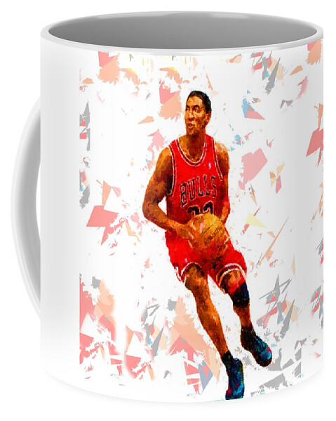 Basketball Coffee Mug featuring the painting Basketball 33 by Movie Poster Prints