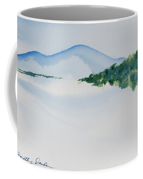 Australia Coffee Mug featuring the painting Bathurst Harbour reflections by Dorothy Darden