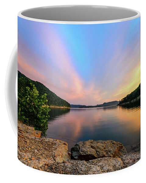 Kentucky Coffee Mug featuring the photograph Bay Light by Michael Scott