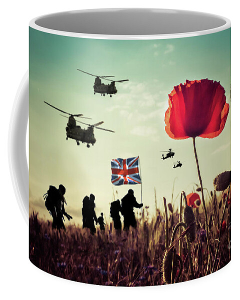 Soldiers Coffee Mug featuring the digital art Be The Best by Airpower Art