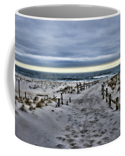 Paul Ward Coffee Mug featuring the photograph Beach Entry by Paul Ward