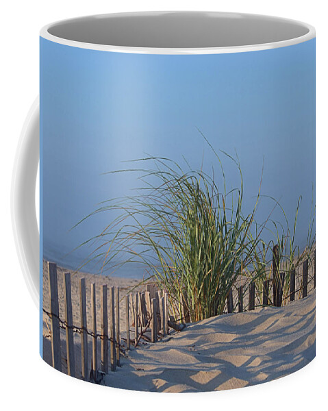 Seas Coffee Mug featuring the photograph Beach Grass I V by Newwwman