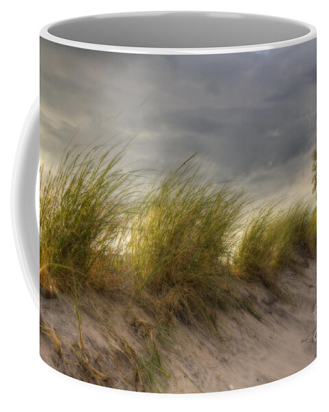 Beach Coffee Mug featuring the photograph Beach Grasses by Rod Best