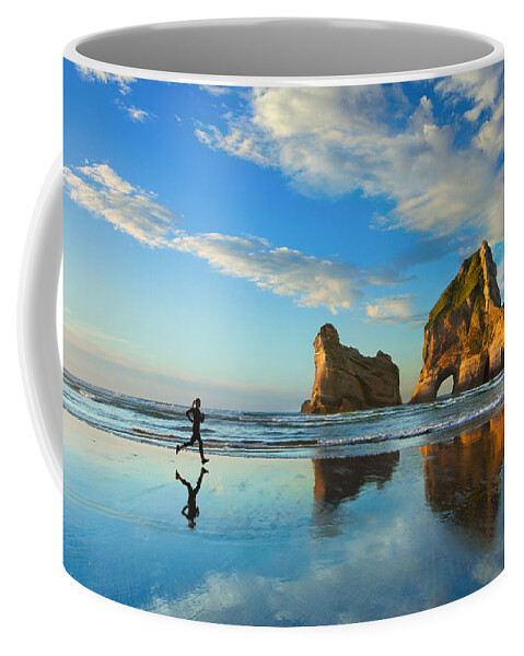 Beach Coffee Mug featuring the photograph Beach by Jackie Russo