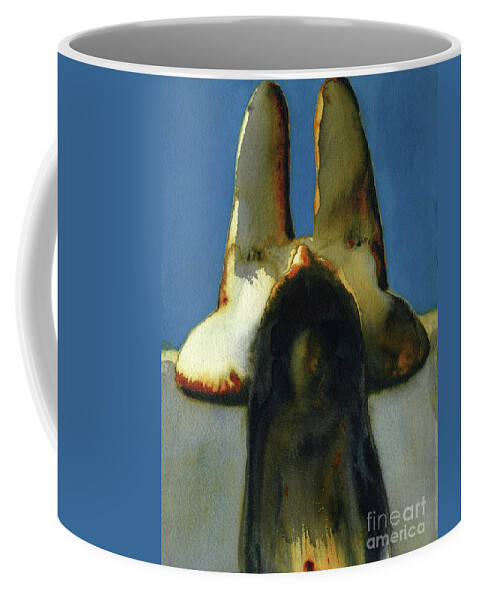 Nudes Coffee Mug featuring the painting Beach Two by Graham Dean