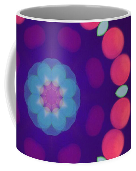 Flower Coffee Mug featuring the digital art Bead Mandala by Itsonlythemoon -