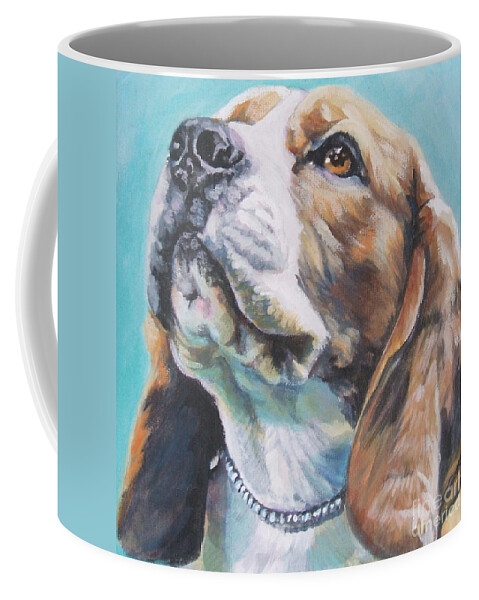 Dog Coffee Mug featuring the painting Beagle by Lee Ann Shepard