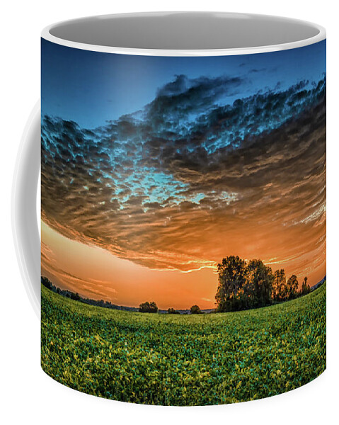 Oklahoma Coffee Mug featuring the photograph Beanfield by James Barber