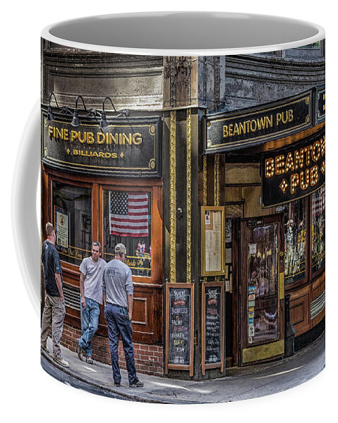 Beantown Pub Coffee Mug featuring the photograph Beantown Pub by Darryl Brooks