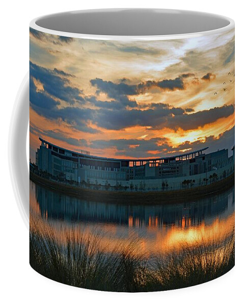 Sunset Coffee Mug featuring the photograph After 5 by Carolyn Mickulas