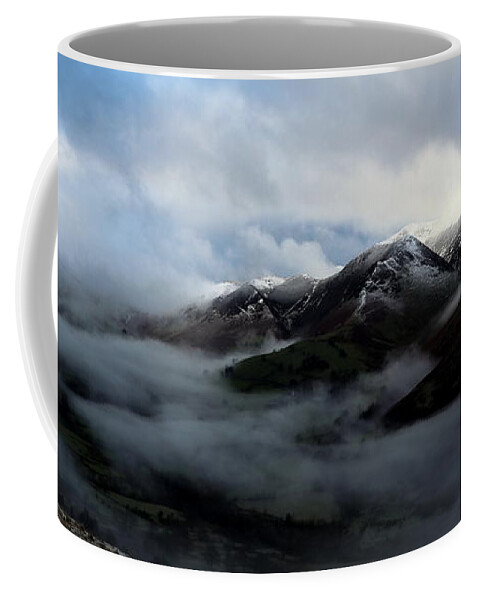 Nature Coffee Mug featuring the photograph Beautiful panorama at Catbells by Lukasz Ryszka