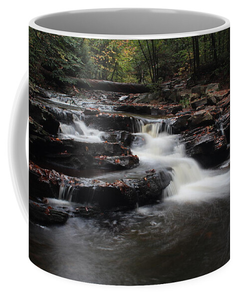 Photo Of A Waterfall Coffee Mug featuring the photograph Beautiful Waterfall by Scott Burd