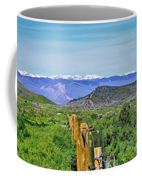 Rural Landscape Coffee Mug featuring the photograph Beautiful Wyoming by Merle Grenz