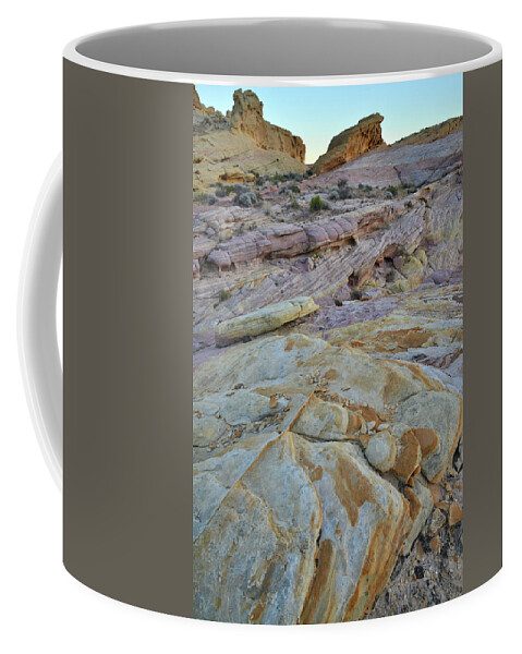 Valley Of Fire State Park Coffee Mug featuring the photograph Beautifully Colored Sandstone in Valley of Fire by Ray Mathis