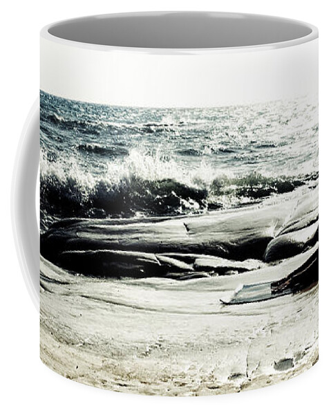 Beach Coffee Mug featuring the photograph Become One by Stelios Kleanthous