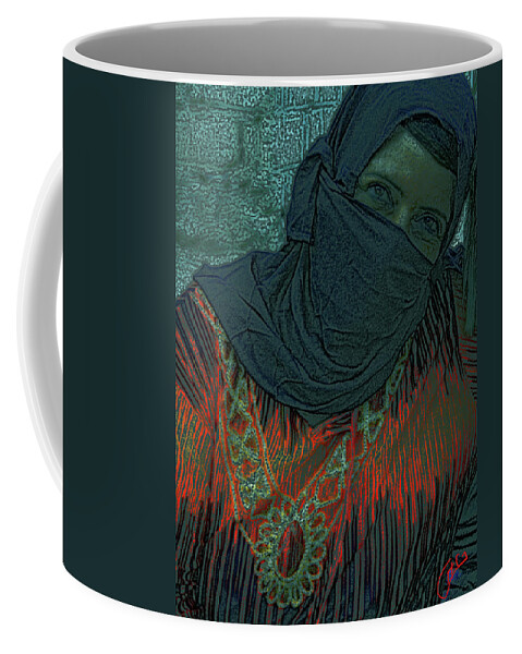 Colette Coffee Mug featuring the photograph Beduin Women Sinai Egypt by Colette V Hera Guggenheim