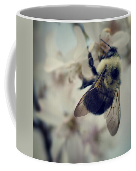 Bee Coffee Mug featuring the photograph Bee by Sarah Coppola