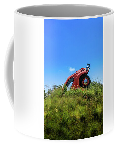 Volkswagen Coffee Mug featuring the photograph Beetle Underground by Micah Offman