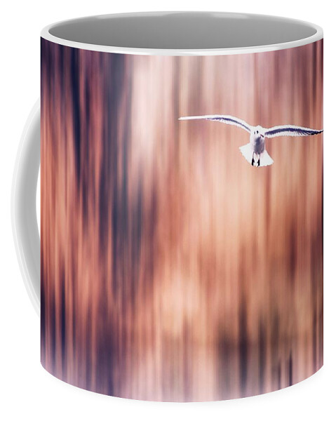 Seagull Coffee Mug featuring the photograph Behind The Trees 2 by Jaroslav Buna