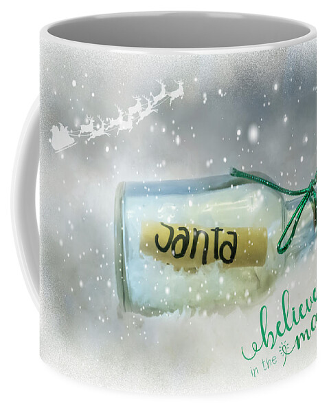 Bottle Coffee Mug featuring the photograph Believe by Cathy Kovarik