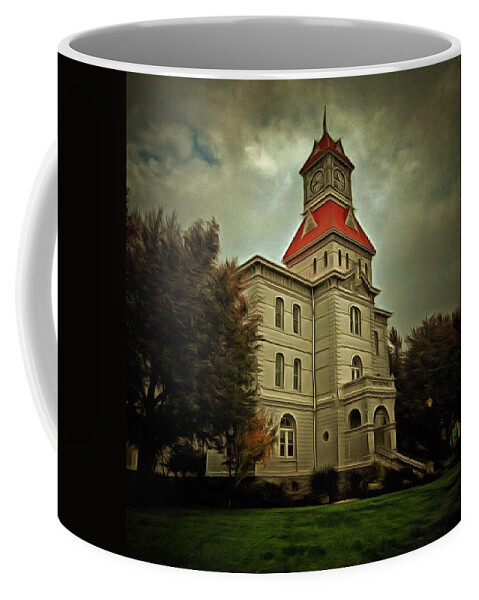 Benton County Courthouse Coffee Mug featuring the photograph Benton County Courthouse by Thom Zehrfeld