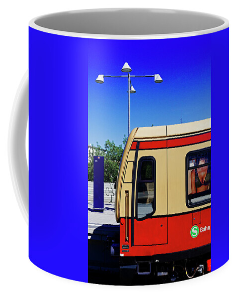 Berlin Coffee Mug featuring the photograph Berlin S-Bahn by David Harding