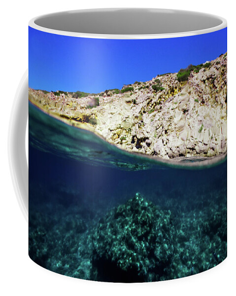 Landscape Coffee Mug featuring the photograph Between by Gemma Silvestre