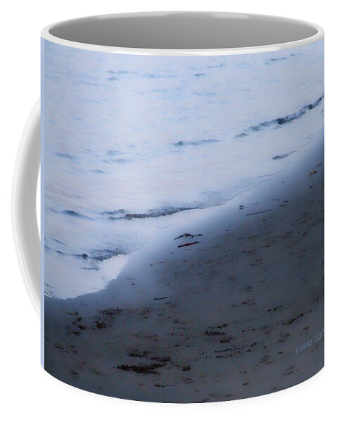 Beach Coffee Mug featuring the photograph Between Light And Shadow by Donna Blackhall