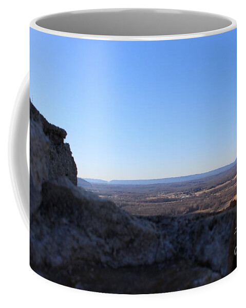 Stone Coffee Mug featuring the photograph Beyond the Wall by Christopher Lotito
