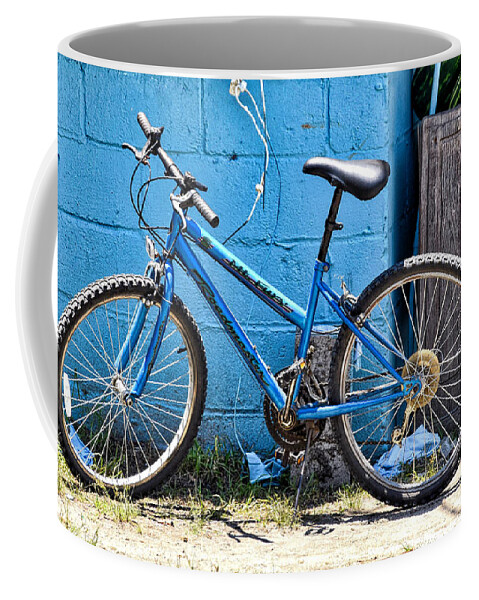 Bicycle Coffee Mug featuring the photograph Bicycle with Watermelons by Linda Brown