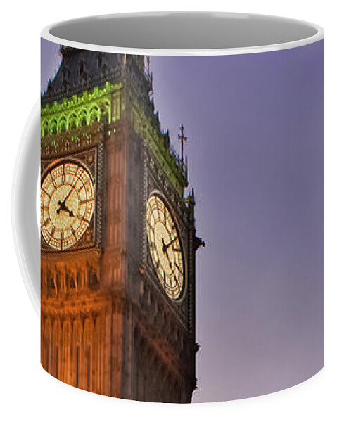 Big Ben Coffee Mug featuring the photograph Big Ben Twilight in London by Terri Waters