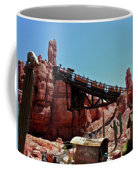Thunder Mountain Coffee Mug featuring the photograph Big Thunder Mountain Walt Disney World MP by Thomas Woolworth