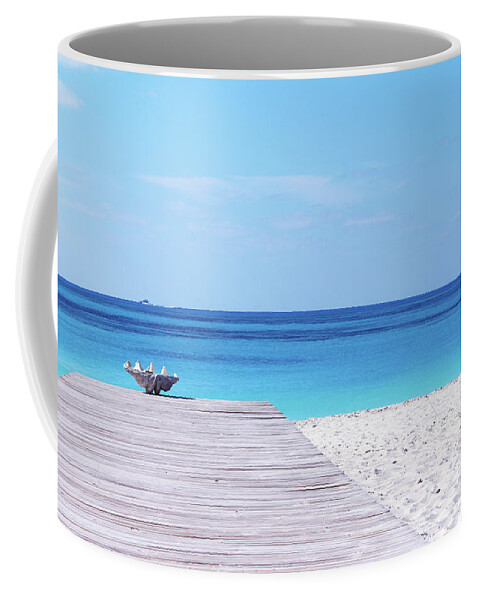 Beach Coffee Mug featuring the photograph Bimini Beach Club by Samantha Delory