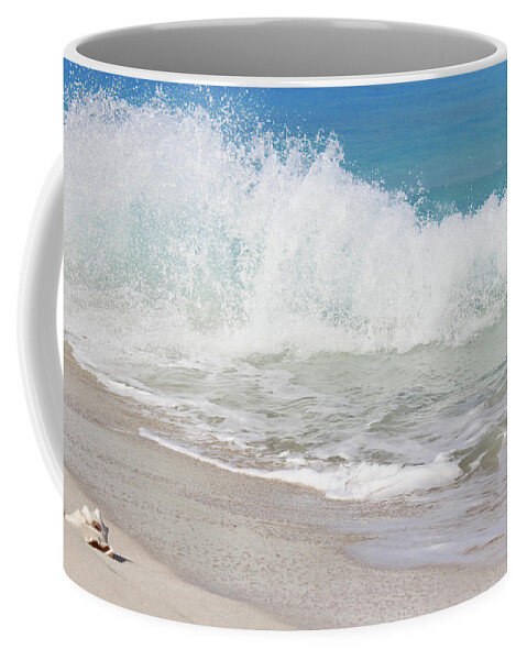 Wave Coffee Mug featuring the photograph Bimini Wave Sequence 1 by Samantha Delory
