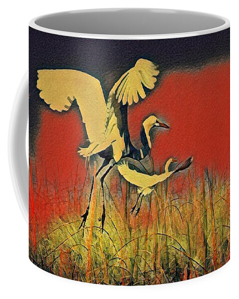  Coffee Mug featuring the photograph Bird Dreams by Kimberly Woyak