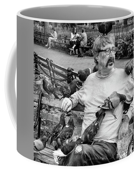 Bird Coffee Mug featuring the photograph Birdman of WSP by Eric Lake