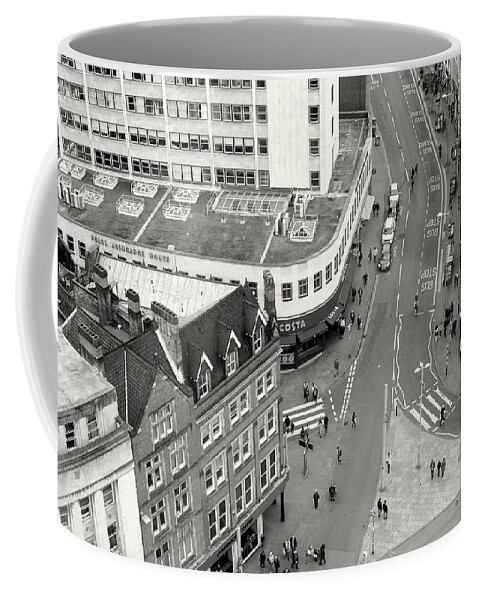 Architecture Coffee Mug featuring the photograph Birds Eye View by Ieva Kambarovaite