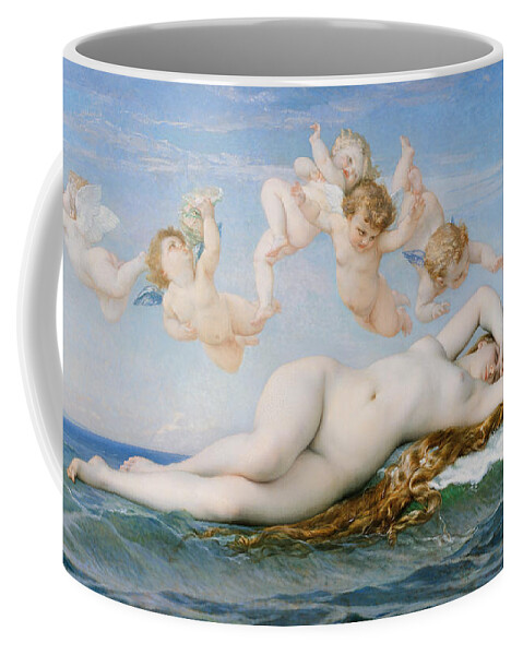 Venus Coffee Mug featuring the painting Birth of Venus by Alexandre Cabanel