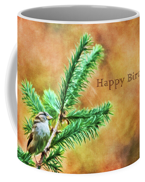 Pine Coffee Mug featuring the photograph Birthday Card by Cathy Kovarik