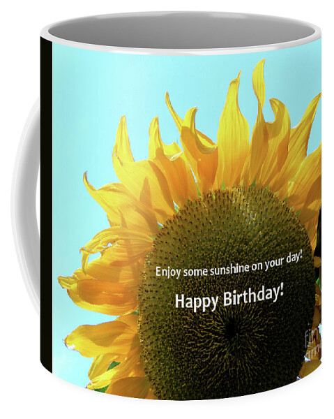 Greeting Card Coffee Mug featuring the photograph Birthday Sunshine by Sharon Williams Eng