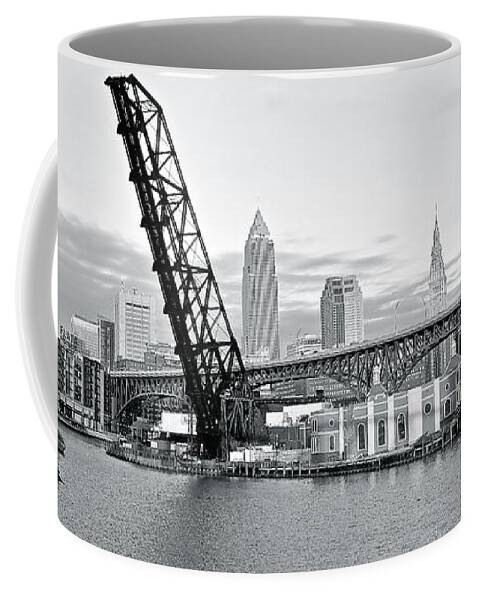 Cleveland Coffee Mug featuring the photograph Black and White in Daylight by Frozen in Time Fine Art Photography