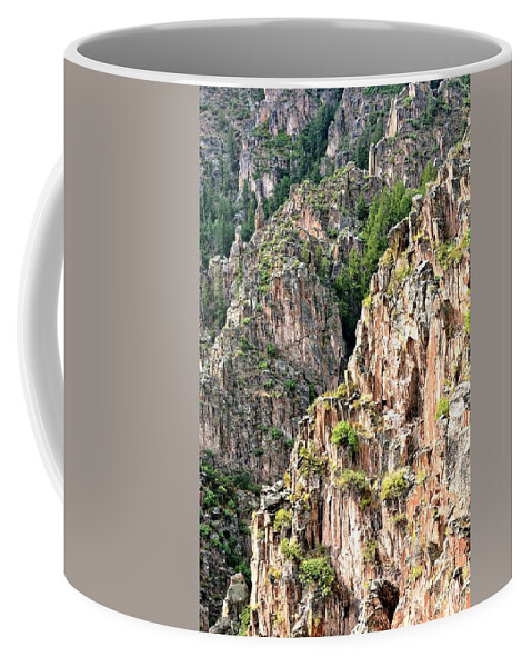 Black Coffee Mug featuring the photograph Black Canyon of the Gunnison  by Amy McDaniel