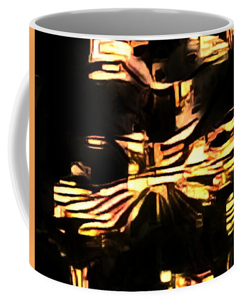 Black Gold Coffee Mug featuring the pastel Black Gold by Brenae Cochran