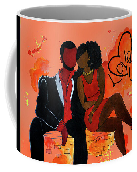 Coffee Mug featuring the photograph Black Love by Diamin Nicole