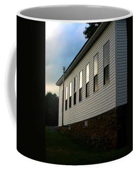 Church Coffee Mug featuring the photograph Blackburn Church Sunset by Curtis J Neeley Jr